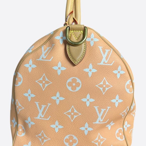 Louis Vuitton Peach & White Monogram P9 Speedy 40 - Picture 2 of 7